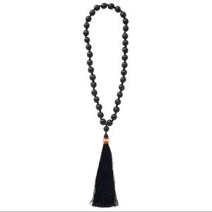 India Hicks Komboloi Bead Tassel Necklace